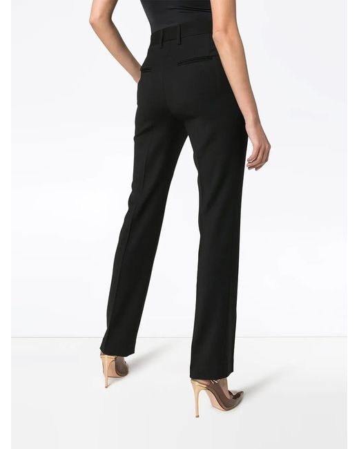 Off-White c/o Virgil Abloh Black High-Waisted Tailored Trousers