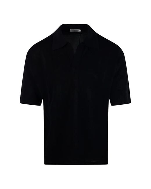 Roberto Collina Black Short-Sleeve T-Shirt for men