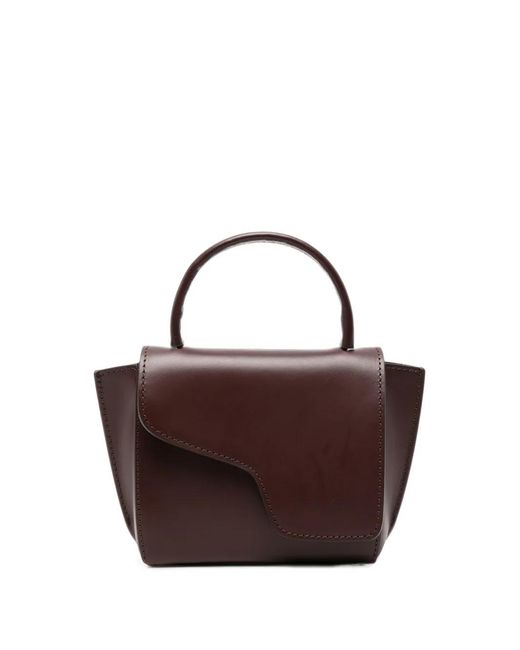 Atp Atelier Brown Grumello Leather Shoulder Bag
