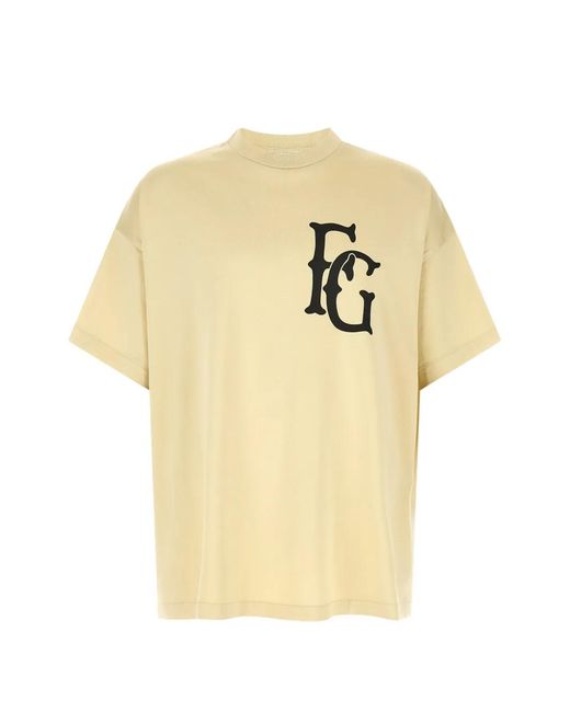 Fear Of God Natural Clean Neck Short Sleeve Tee for men