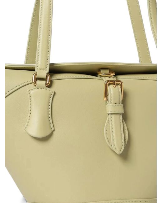 Dolce & Gabbana Natural Capri Leather Shoulder Bag