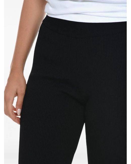 Herskind Black Brianna Ribbed Trousers