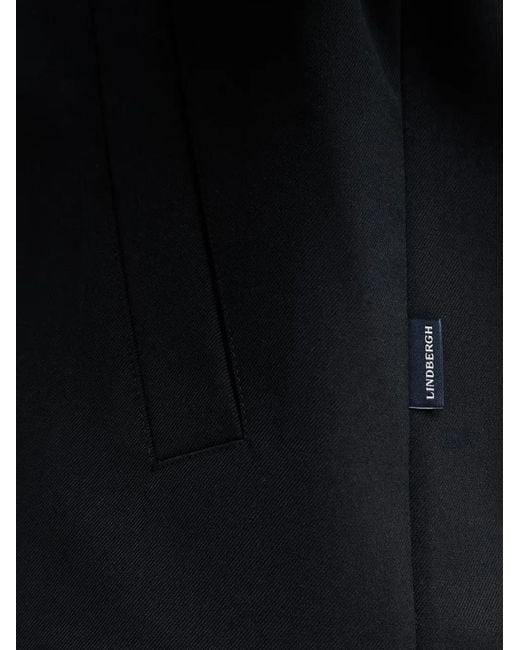 Lindbergh Black Zip-Up Shirt Jacket for men