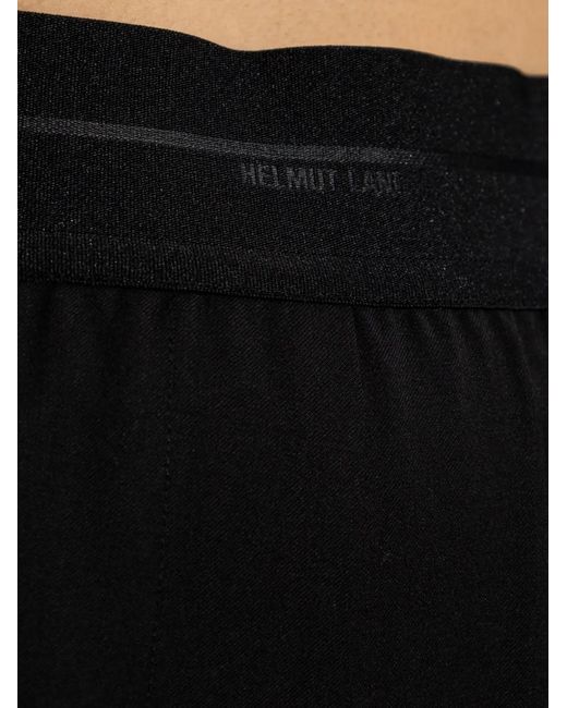 Helmut Lang Black Virgin Wool Trousers