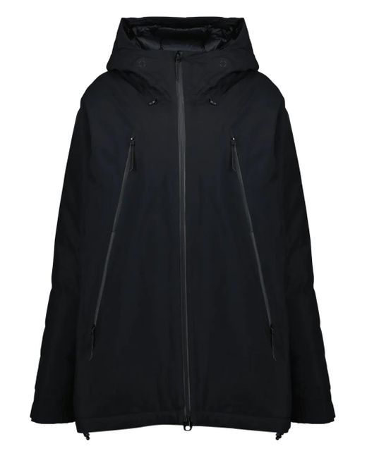 MM6 by Maison Margiela Black Parka Zippée À Capuche for men