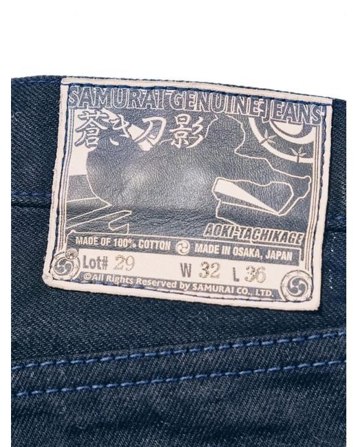 Vaqueros Rectos SAMURAI JEANS de hombre de color Blue
