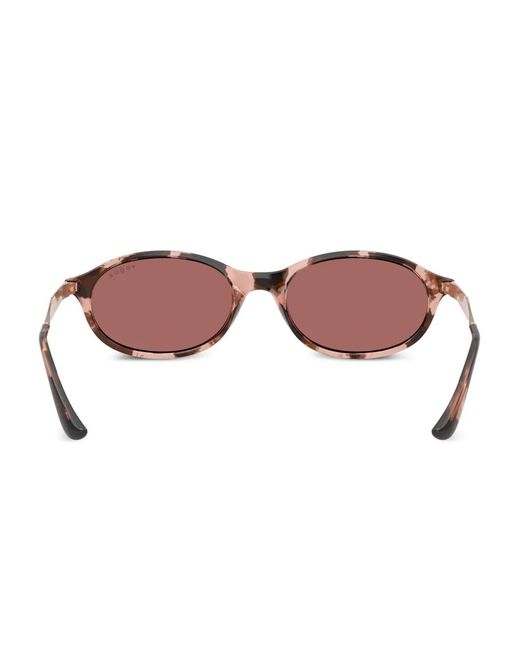 Vogue Eyewear Pink Oval-Frame Sunglasses