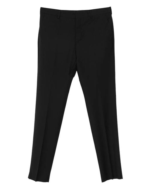 Prada Black Patterned Trousers for men