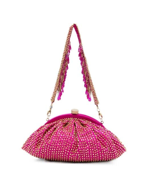 SLO_HAND_MADE Pink Top-Handle Clutch Bag