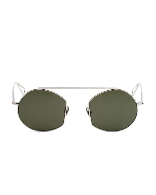 Ahlem Green Round-Frame Sunglasses