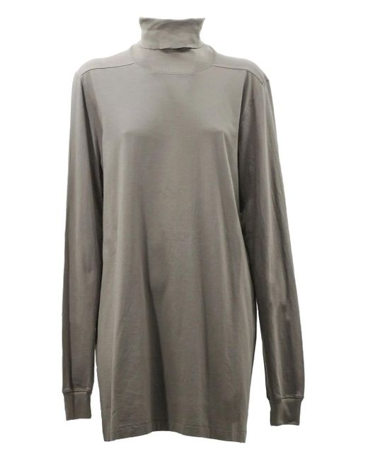 Top con cuello alto Rick Owens de color Gray
