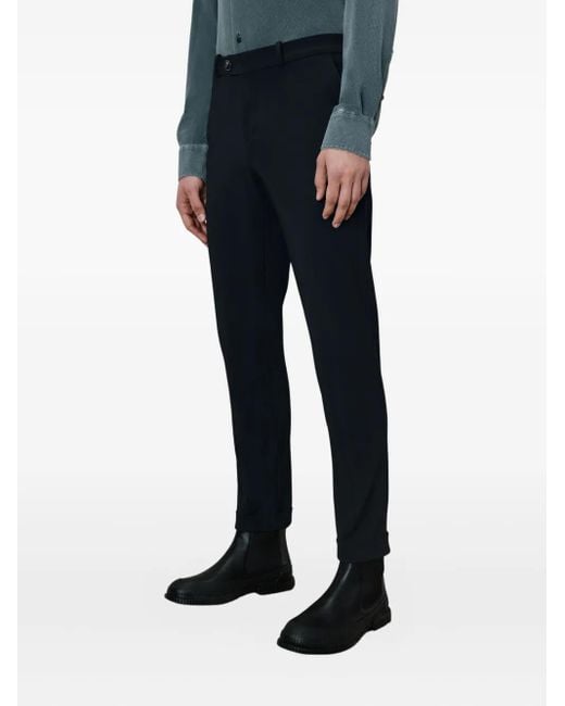 Rrd Black Straight-Leg Tapered Trousers for men