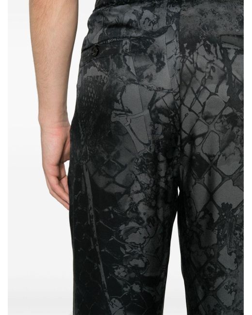 Pantalones P-Cornwall con cinturilla elástica DIESEL de hombre de color Black