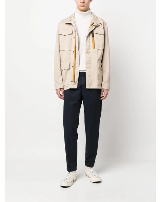 Fay Natural Multiple-Pocket Field Jacket for men