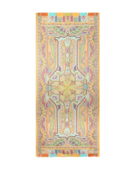 メンズ Etro ペイズリー スカーフ Metallic