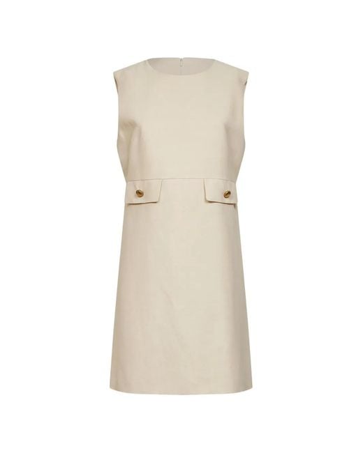 P.A.R.O.S.H. Natural Pocket Shift Dress