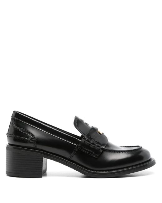 Miu Miu Black Penny-Loafer