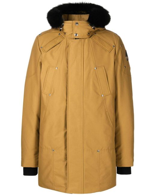 Manteau oversize à capuche Moose Knuckles pour homme en coloris Orange |  Lyst