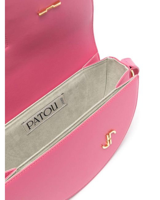 Patou Pink Le Leather Shoulder Bag
