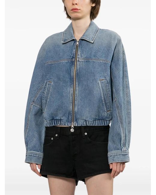 Agolde Blue Dixon Cocoon Denim Jacket