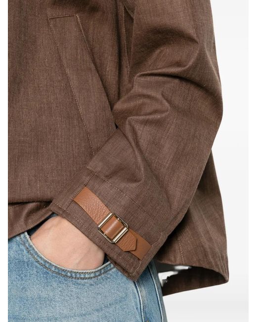 Veste À Capuche Herno en coloris Brown