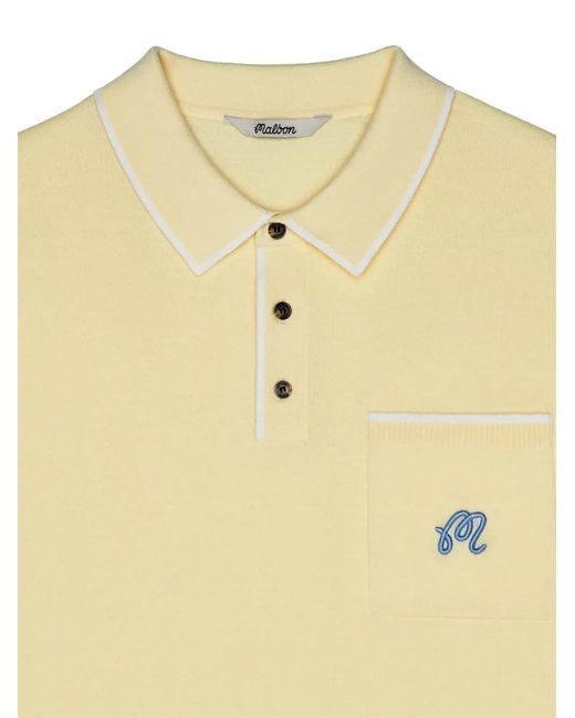Malbon Golf Natural Jay Polo Shirt for men