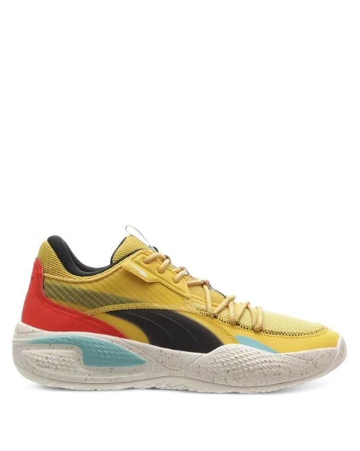 メンズ PUMA Court Rider "yellow" スニーカー