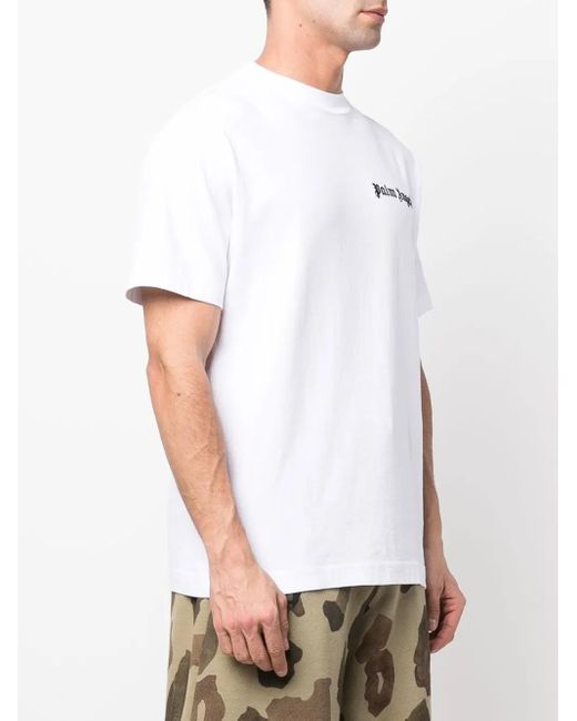 Palm Angels Black T-shirts And Polos Red for men