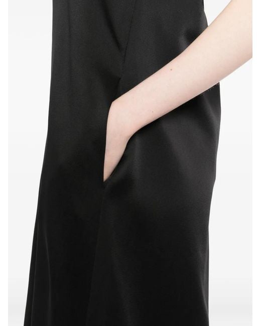 Tom Ford Black Robe Bustier À Design Asymétrique