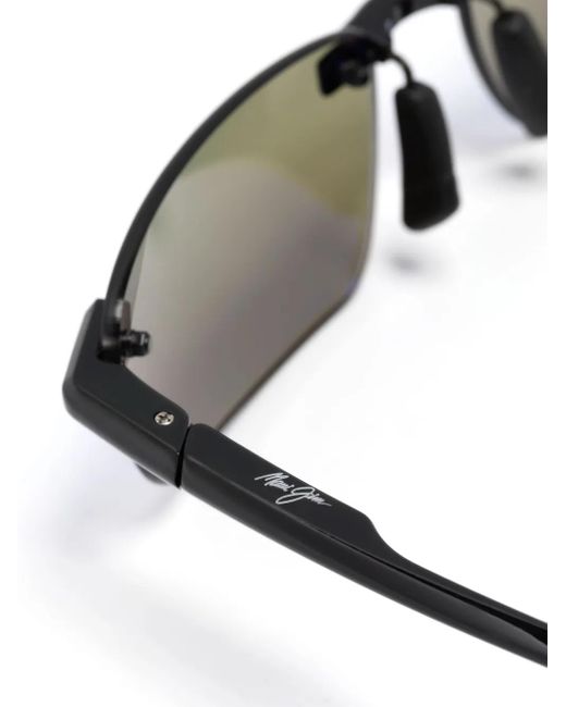 Maui Jim Blue Polarizedplus2 Rectangle-Frame Sunglasses