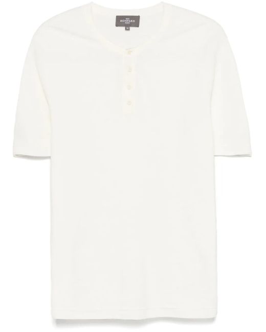 メンズ Eric Bompard ファインニット Tシャツ White
