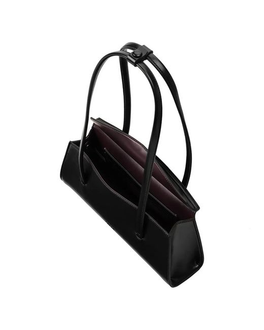 Freja NYC Black Caroline Shoulder Bag