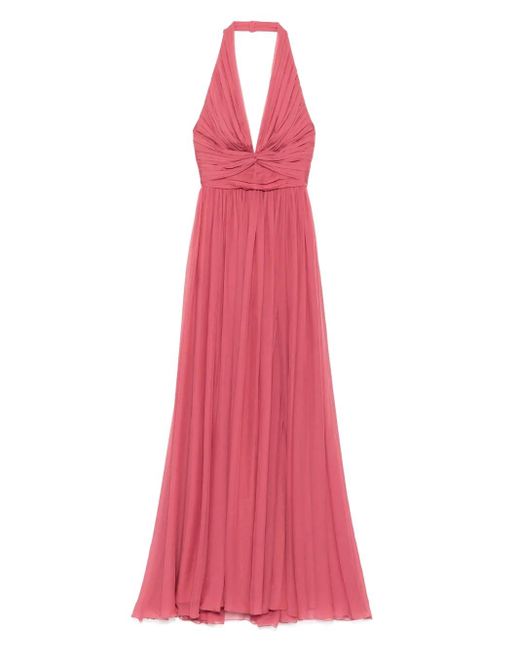 Zuhair Murad Pink V-Neck Dress
