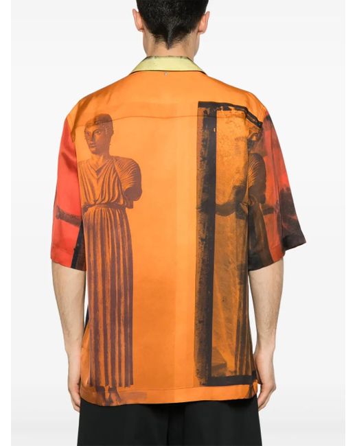 OAMC Yellow Kurt Shirt for men