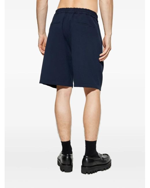Emporio Armani Shorts Met Elastische Tailleband in het Blue voor heren