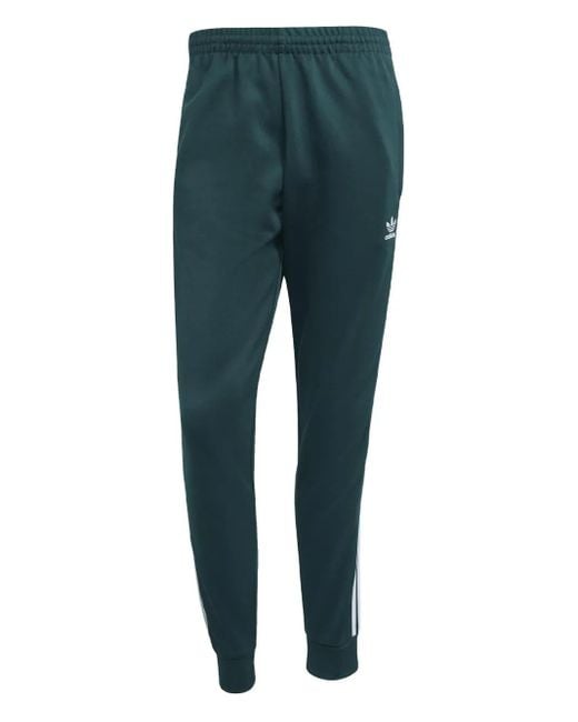 Adidas Green Originals 3-Stripes Track Pants for men