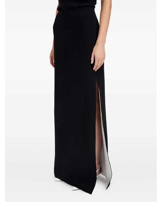 Proenza Schouler Black Rosina One-Shoulder Maxi Dress