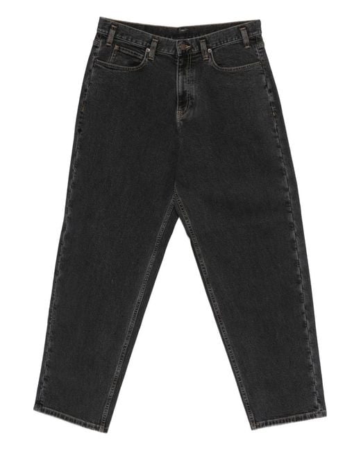 Emporio Armani Gray Faded Denim Trousers for men