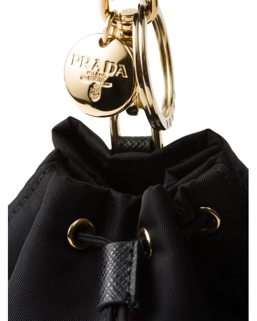 Prada Black Keyrings & Chains