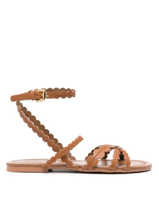 See by best sale chloe leather sandals