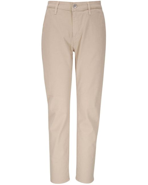 AG Jeans Natural High-rise Chino Trousers