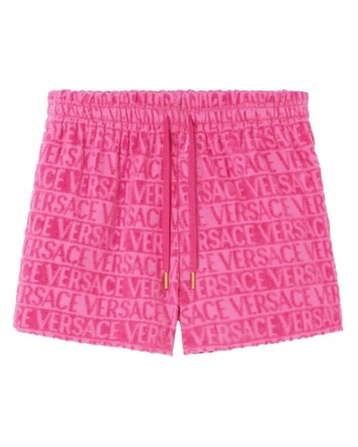 Versace Pink I Love Baroque Shorts