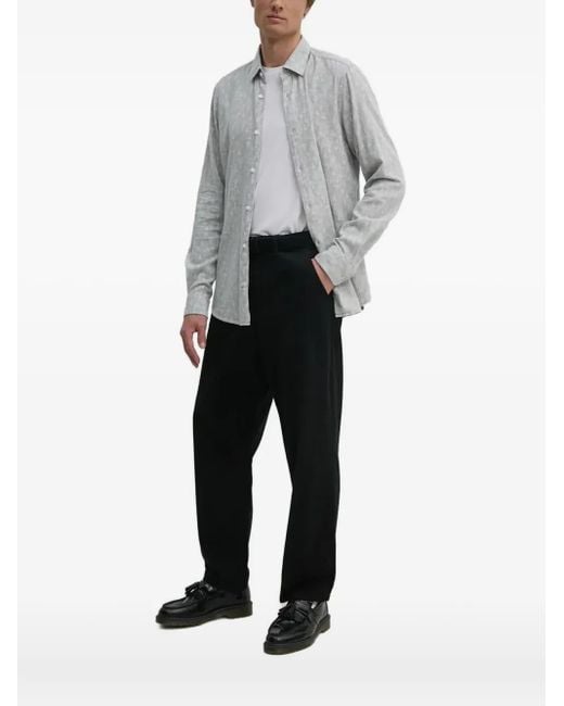 Joop! Overhemd Met Patroon in het Gray voor heren
