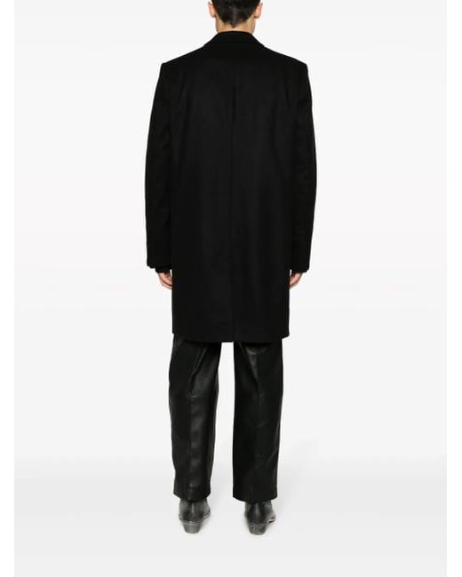 Zadig & Voltaire Black Marlyh Wool-Blend Coat