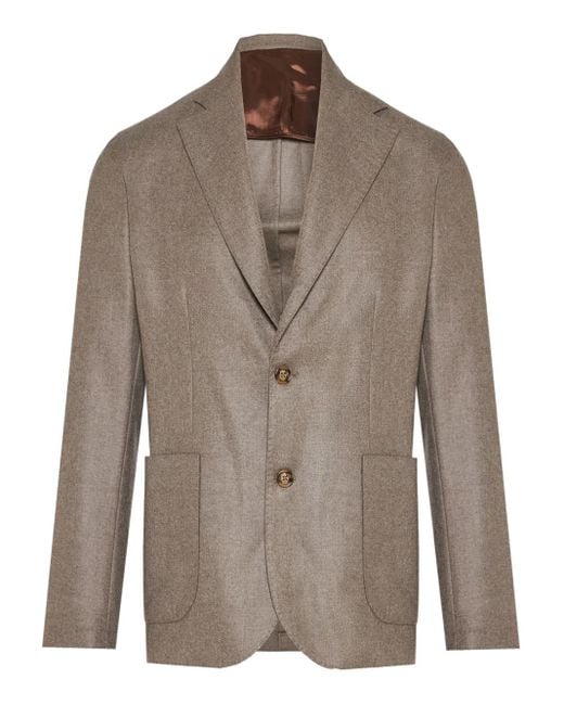 Barba Napoli Single-breasted blazer in Brown für Herren
