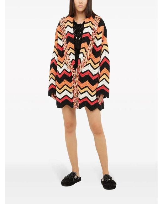 Alanui Orange Cardigans
