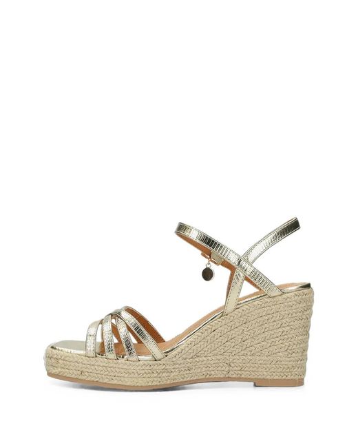Mexx Natural Strappy Wedge Espadrilles
