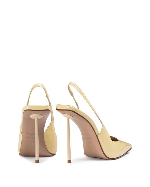Le Silla Metallic Amelia Slingback Pumps
