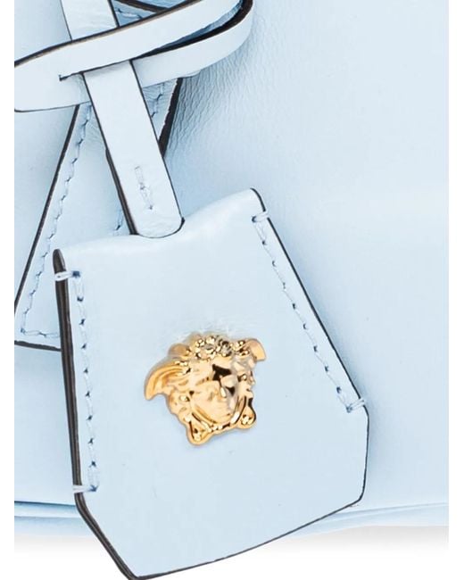 Versace Blue Shoulder Bag "Tag Bowling"