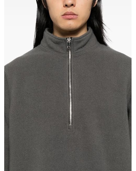 Rier Gray Fleece Castlelrock Sweatshirt for men